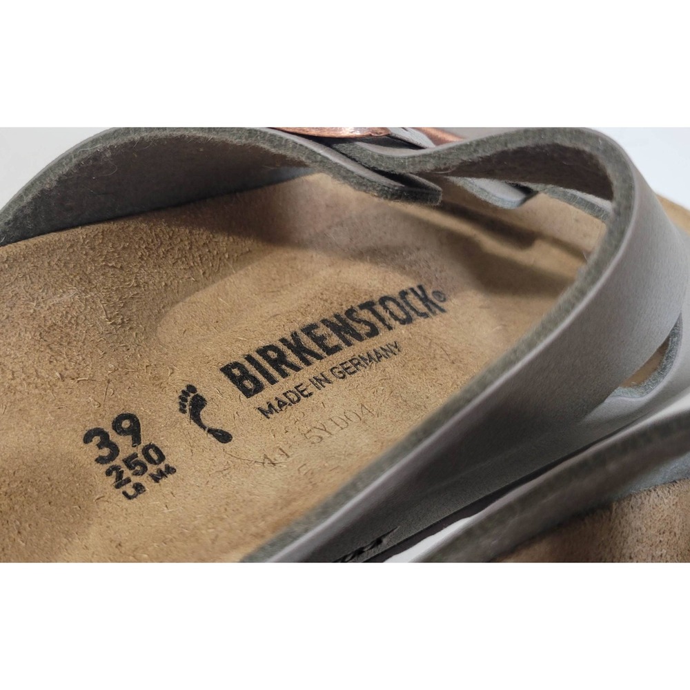 Birkenstock Stone Suede Leather Arizona Sandal - Picture 3 of 8